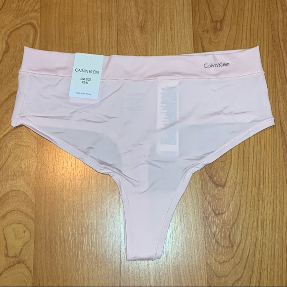 Calvin Klein Microfiber One Size High Waist Thong - Picture 4 of 7